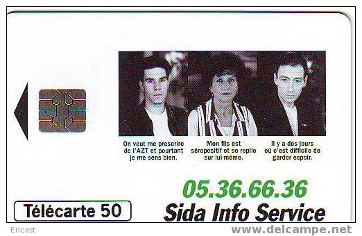 SIDA INFO SERVICE PHOTOS 50U SO5 12.94 BON ETAT - 1994