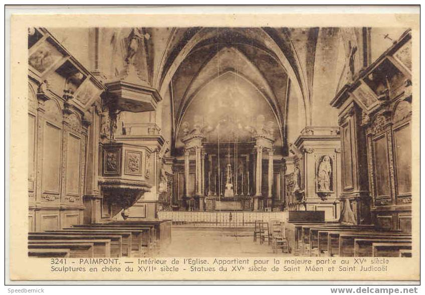 2757 Paimpont Intérieur De L'Eglise . 3241 Mesny . - Paimpont