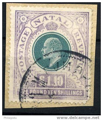 NATAL  1,10 P Used Gibbons 143  Cat Val 85 £ - Natal (1857-1909)