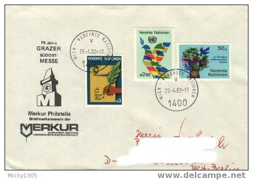 UNO Wien - Umschlag Echt Gelaufen / Cover Used (2198) - Storia Postale