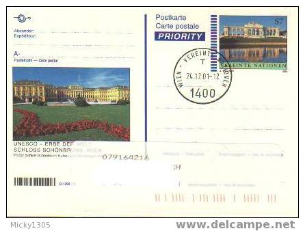 UNO Wien - Postkarte Echt Gelaufen / Postcard Used (2199) - Lettres & Documents