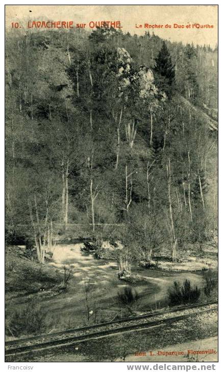 Lavacherie Sur Ourthe Le Rocher Du Duc De L´Ourthe 1911 - Sainte-Ode