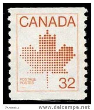 Canada (Scott No. 951 - Feuille D'érable / Maple Leaf) [**] Luxe / ExF - Roulette) - Rollen