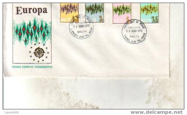 Europa - Malta - Malte - 1 FDC - 1 Enveloppe Premier Jour 1972 - 1972
