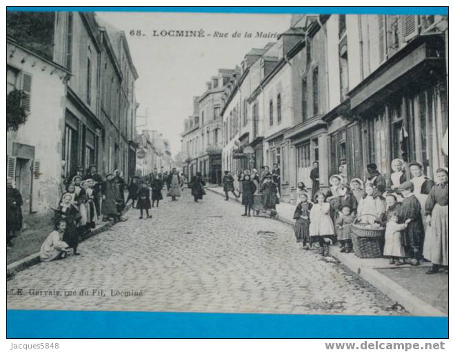 56)--locminé  N°68--rue De La Mairie--- Tres Tres Belle Carte - Locmine