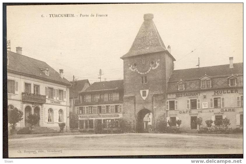 Turckheim : Restaurants Muller Et De La Cigogne, Hotel Des Vosges - Turckheim