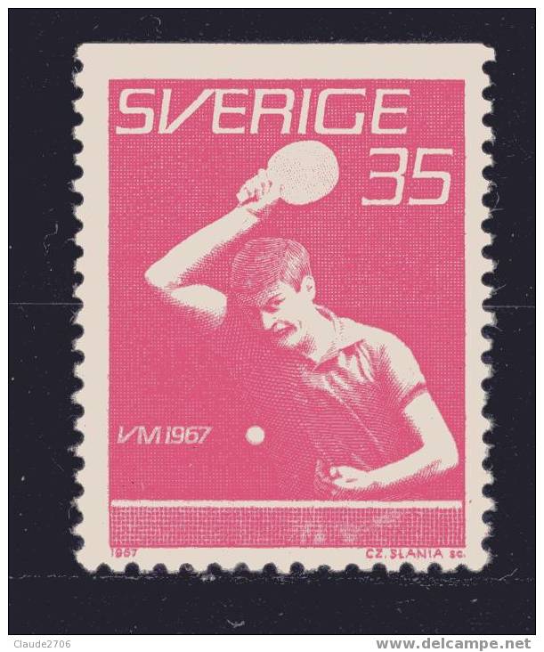 Suède VM 1967 - Table Tennis