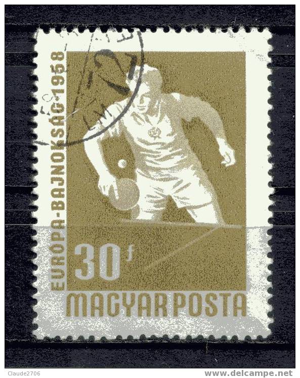 Tennis De Table ( Ping Pong) Hongrie 1958 (30 F) - Tischtennis