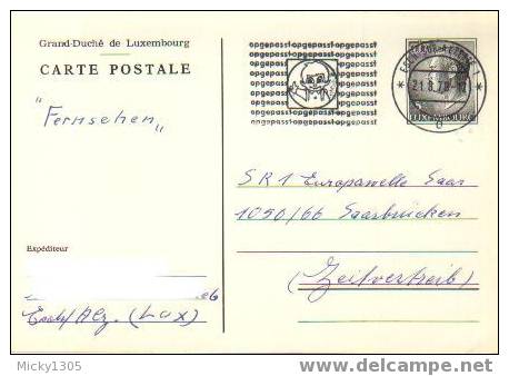 Luxemburg - Postkarte Gestempelt / Postcard Used (2257) - Stamped Stationery