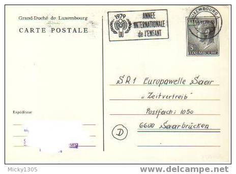 Luxemburg - Postkarte Gestempelt / Postcard Used (2258) - Entiers Postaux