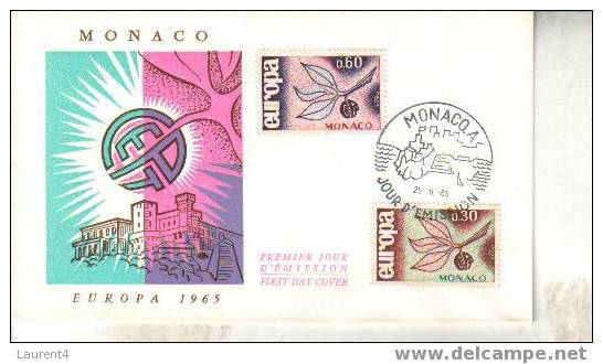 Europa Monaco - FDC Cover - Enveloppe Premier Jour - 1965