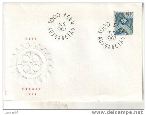 Europa Suisse - Switzerland - Helvetia - FDC Cover - Enveloppe Premier Jour 1967 - 1967