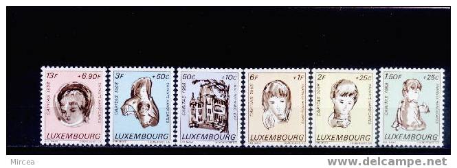 C5194 - Luxembourg 1968 -  Yv.no.729/34 Neufs** - Unused Stamps