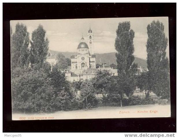 003817 Zurich Kirche Enge  édit.photoglob N°892 - Enge