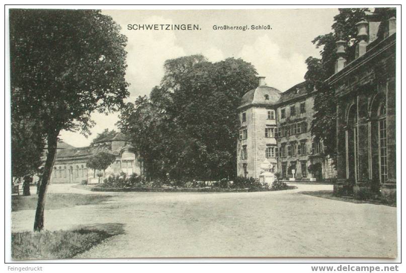 Rhein-Neckar-Kreis - Schwetzingen. Schloss - S/w Ak, Gel. 1919 - (d 754) - Schwetzingen