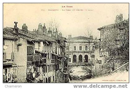Le Tarn - 196 - Mazamet - Le Canal Et L´Hôtel De Ville.(EX) - Mazamet