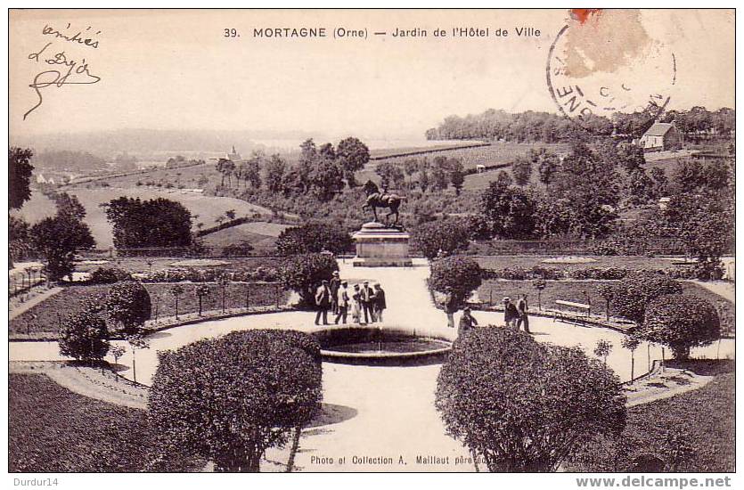 MORTAGNE.  Jardin De L'Hôtel De Ville - Mortagne Au Perche