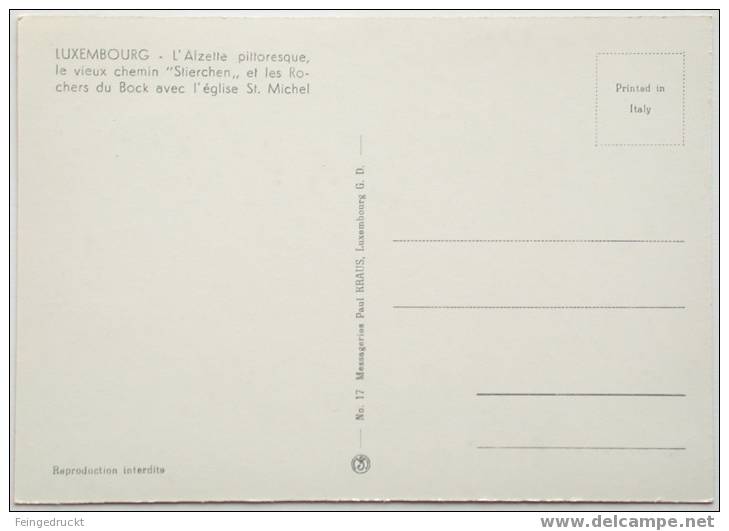 Luxembourg. L'Alzette Pittoresque "Stierchen" ... - CAk - (d 766) - Esch-sur-Alzette
