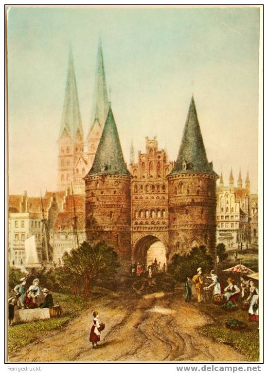 Lübeck Um 1800. Holstentor - Moderne CAk - (d 773) - Luebeck