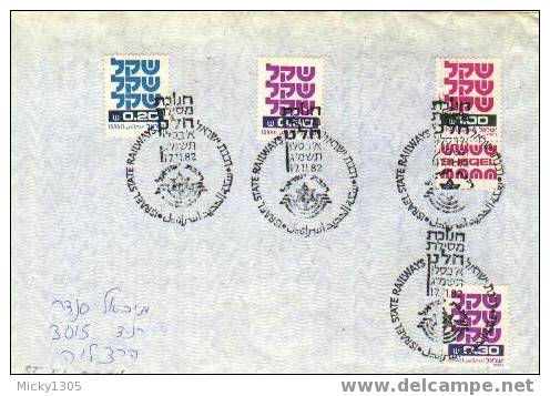 Israel - Umschlag Echt Gelaufen / Cover Used (2346) - Covers & Documents