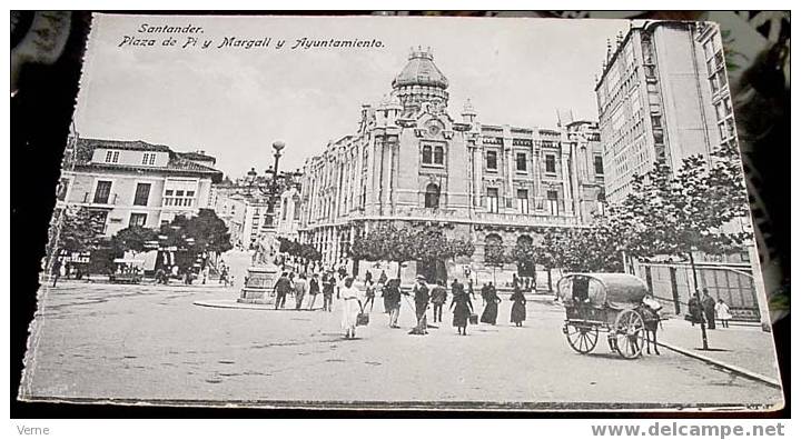 ANTIGUA POSTAL DE SANTANDER - ED. J. PALACIOS - NO CIRCULADA. - Cantabrië (Santander)