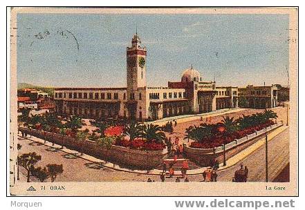 Postal ORAN  Argelia 1948   Taxe.  TASA - Briefe U. Dokumente