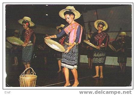 The "KRADONG" Dance Of The North-east Illustrates The Rice Culture Of THAILAND(Danse Du RIZ); Panier ;TB - Danse