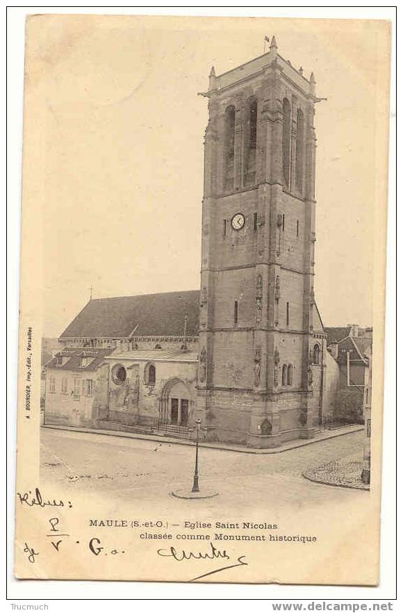 B848 - MAULE - Eglise Saint-Nicolas - Maule