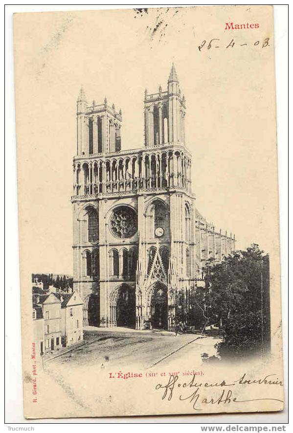 B822 - MANTES - L' Eglise "1903" - Mantes La Ville