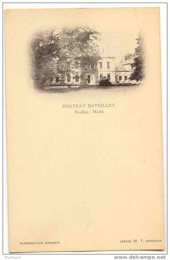 B833 - Château BATALLEY - PAUILLAC - MEDOC - Pauillac