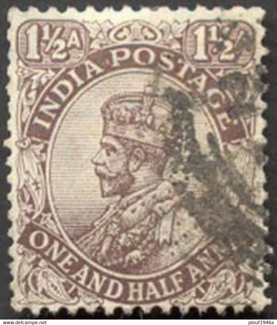 Pays : 230,3 (Inde Anglaise : Empire)  Yvert Et Tellier N° :   80 (o) - 1911-35 King George V