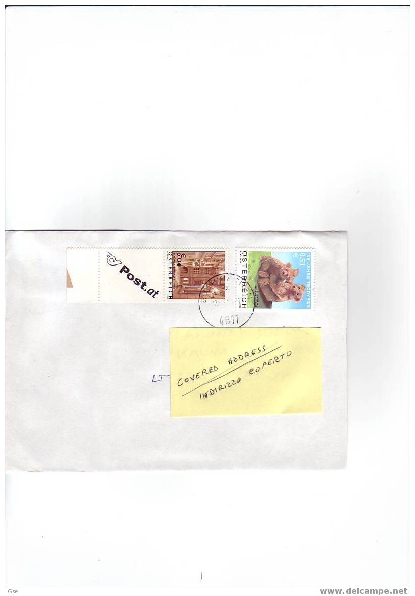 AUSTRIA  (2004) - Lettera Per La Lituania - Storia Postale