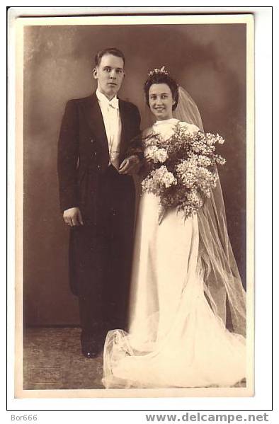 GOOD OLD PHOTO / POSTCARD - WEDDING (8) - Huwelijken