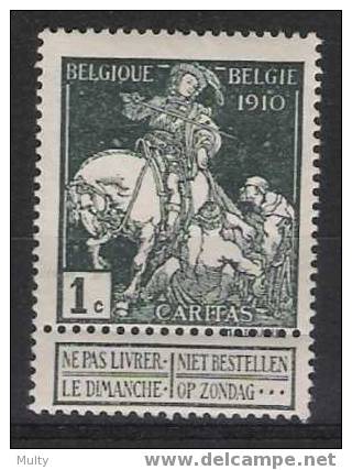 Belgie OCB 88 (*) - 1910-1911 Caritas