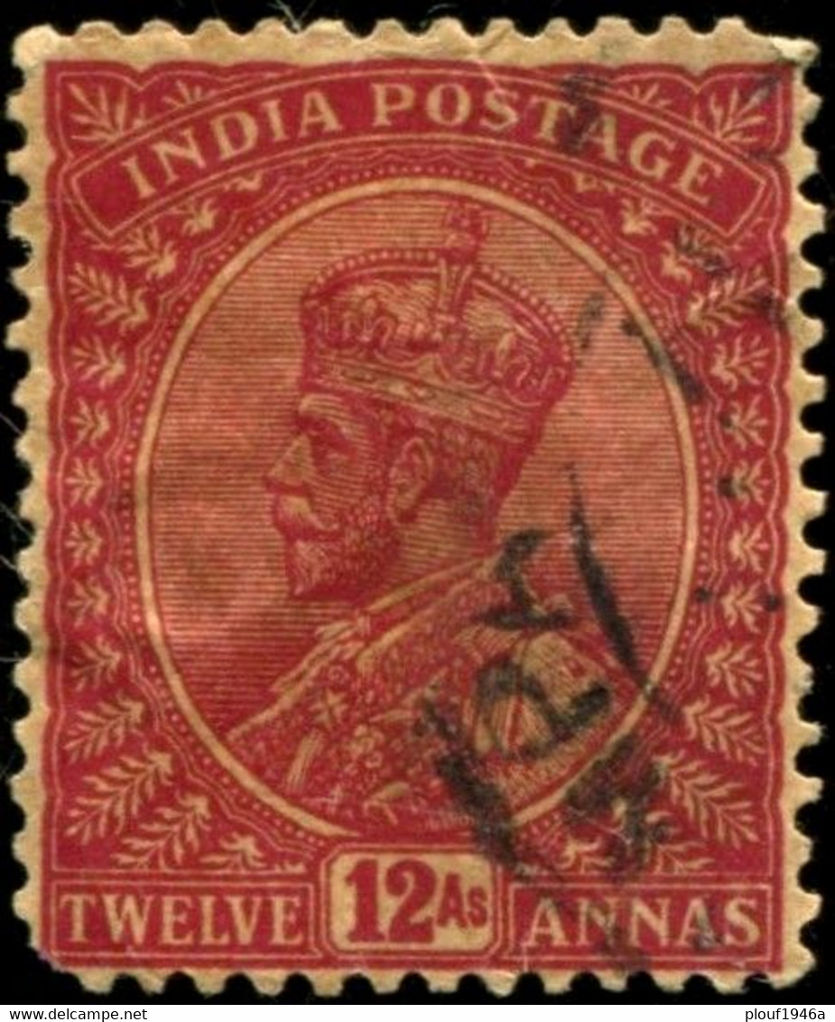 Pays : 230,3 (Inde Anglaise : Empire)  Yvert Et Tellier N° :  120 (o) - 1911-35 Koning George V