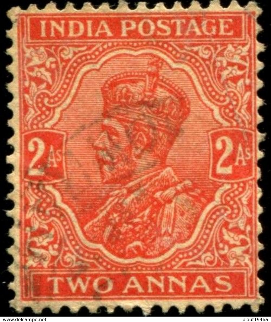 Pays : 230,3 (Inde Anglaise : Empire)  Yvert Et Tellier N° :  135 (o) - 1911-35 Koning George V