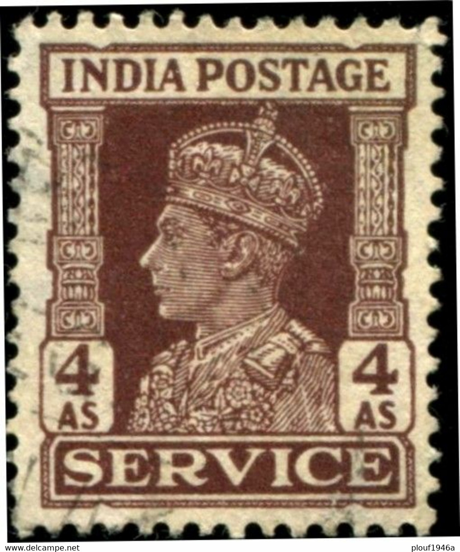 Pays : 230,3 (Inde Anglaise : Empire)  Yvert Et Tellier N° : S 114 (o) - 1936-47 Roi Georges VI