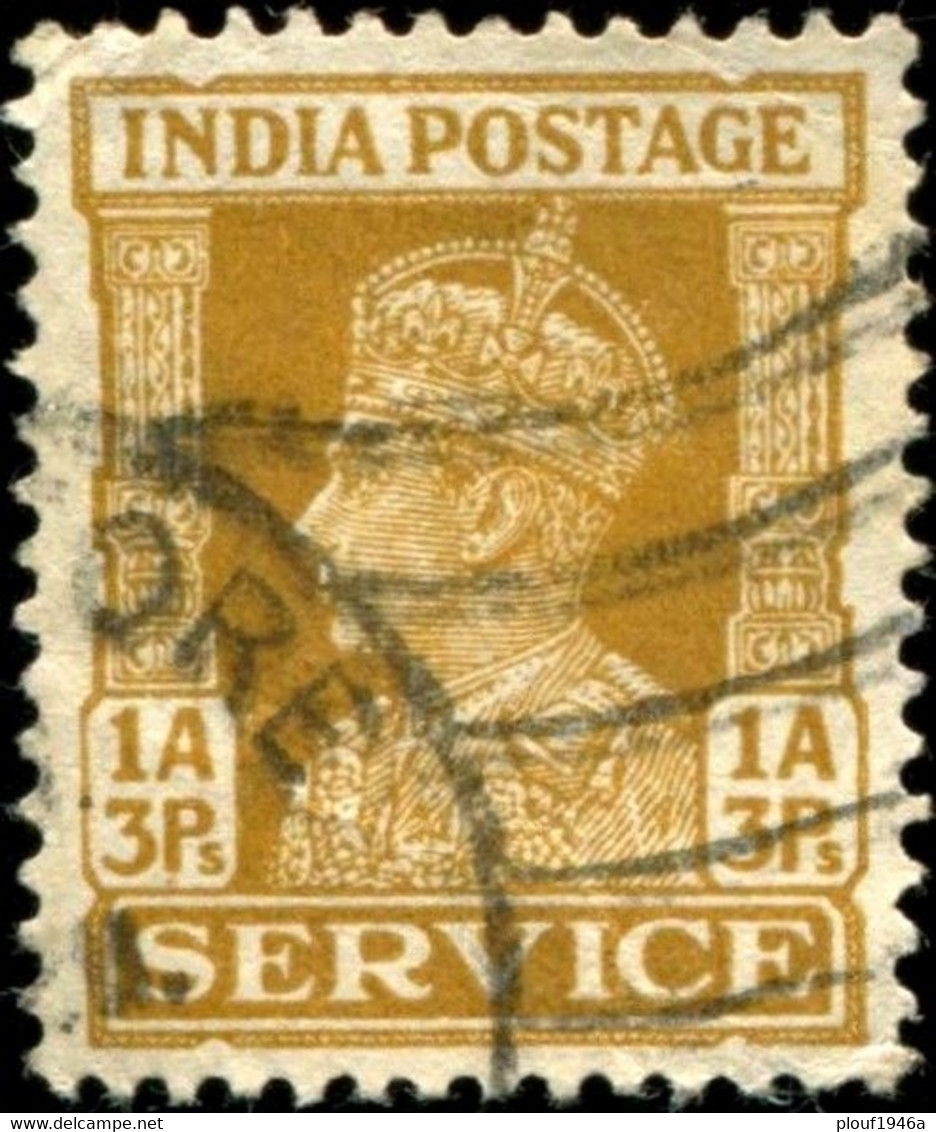 Pays : 230,3 (Inde Anglaise : Empire)  Yvert Et Tellier N° : S 110 (o) - 1936-47 Roi Georges VI