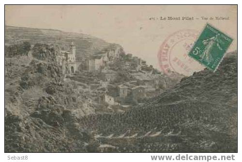 MONT PILAT VUE DE MALLEVAL - Mont Pilat