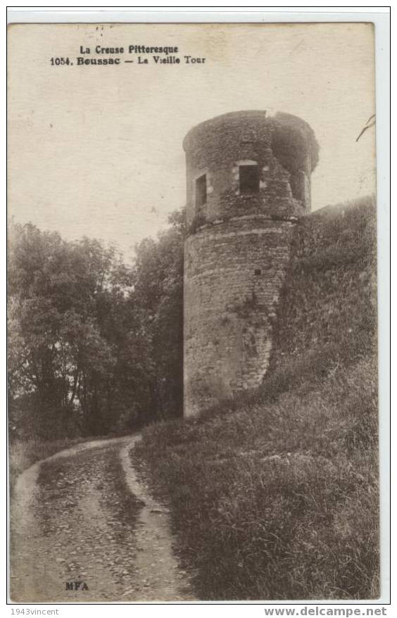 C 740 - BOUSSAC - La Vieille Tour - Belle CPA 1931 - Assez Rare - - Boussac