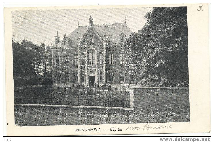 MORLANWELZ - Hôpital - 1903 (67) - Morlanwelz