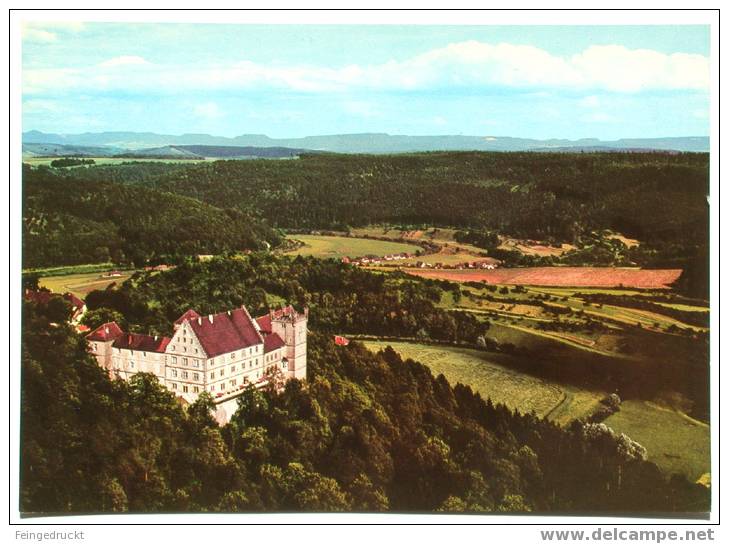 Horb Am Neckar. Schloss Weitenburg - Luftaufnahme - CAk - (d 845) - Horb