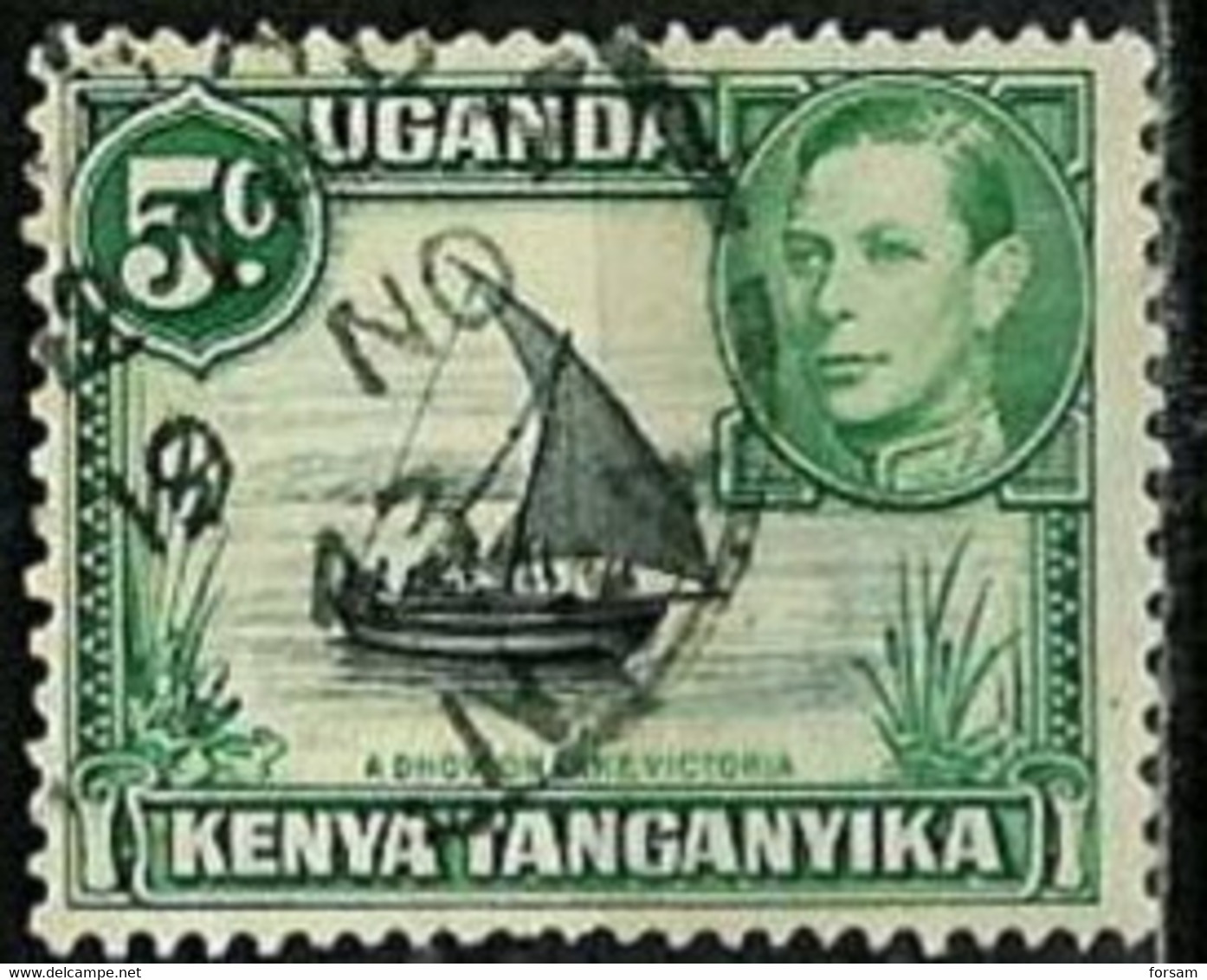 UGANDA-KENYA-TANGANYIKA..1938..Michel # 53..used. - Kenya, Ouganda & Tanganyika