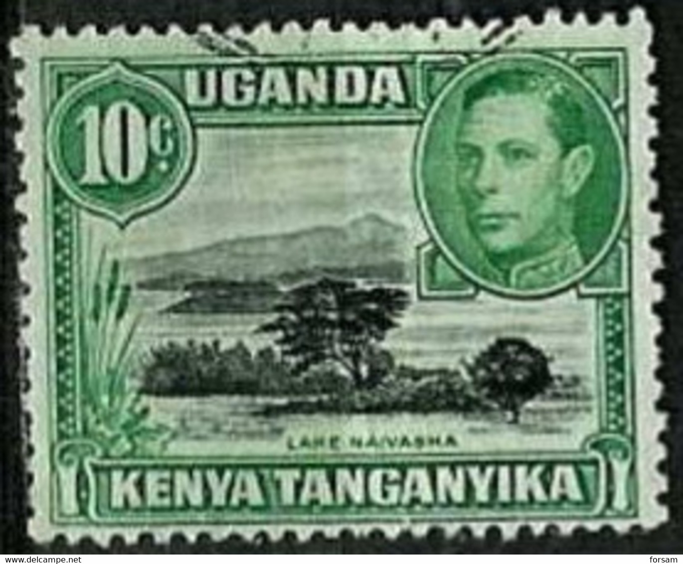 UGANDA-KENYA-TANGANYIKA..1938..Michel # 56 A..used. - Kenya, Uganda & Tanganyika