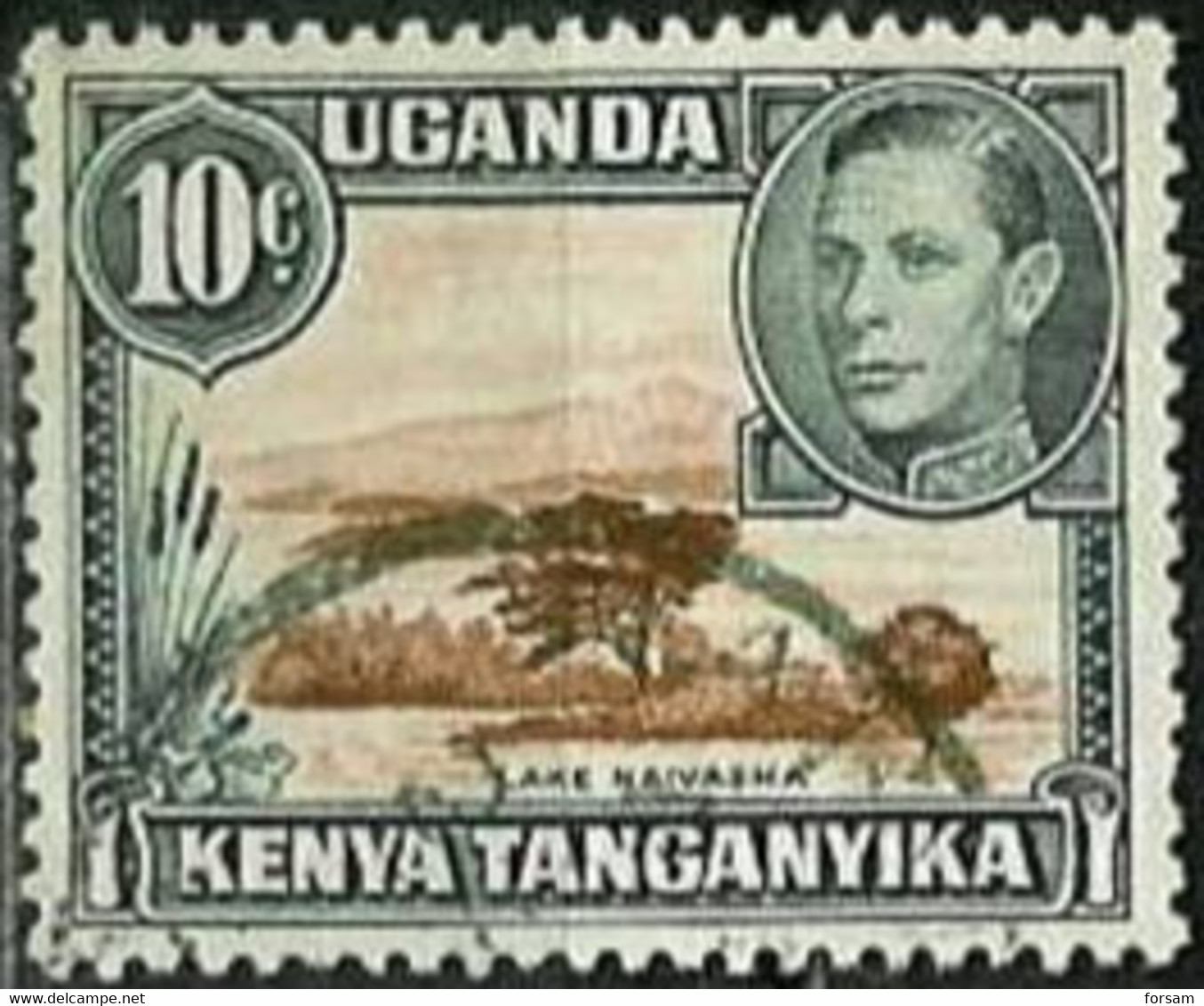 UGANDA-KENYA-TANGANYIKA..1938..Michel # 57..used. - Kenya, Oeganda & Tanganyika