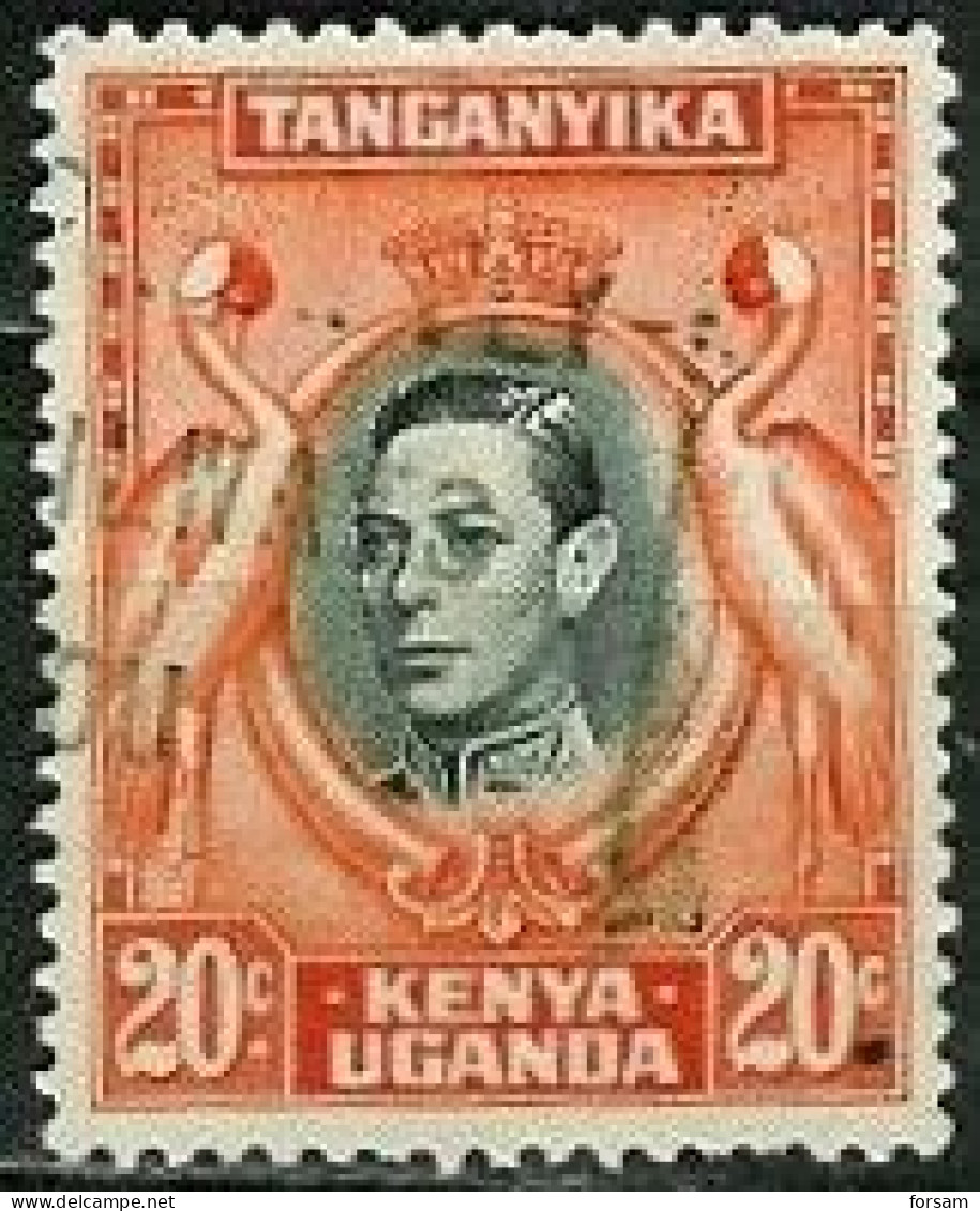 UGANDA-KENYA-TANGANYIKA.. 1938..Michel # 60 D..used. - Kenya, Uganda & Tanganyika