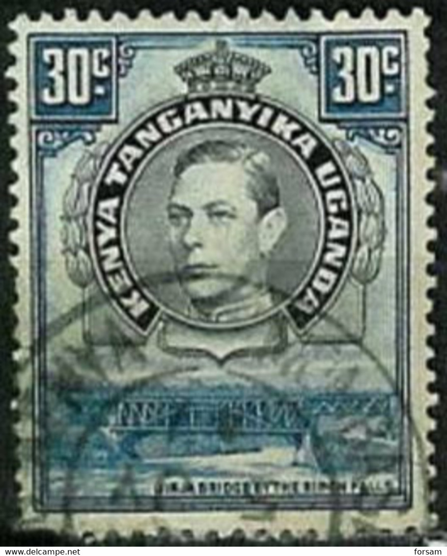 UGANDA-KENYA-TANGANYIKA..1938..Michel # 62 A..used. - Kenya, Ouganda & Tanganyika