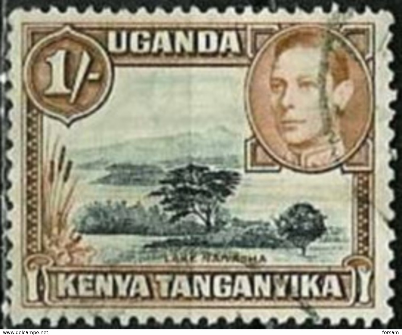 UGANDA-KENYA-TANGANYIKA..1938..Michel # 66 A..used. - Kenya, Uganda & Tanganyika