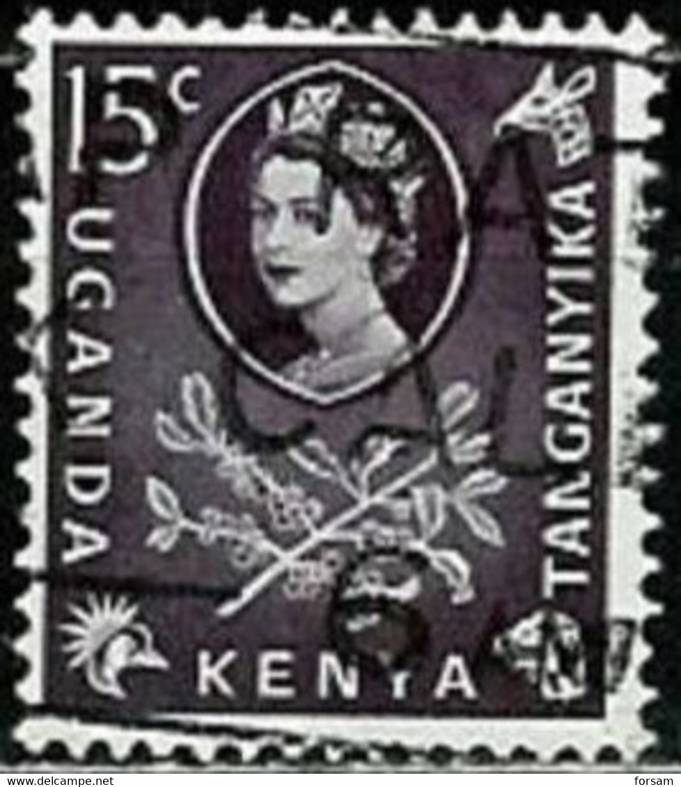 UGANDA-KENYA-TANGANYIKA.. 1960..Michel # 110..used. - Kenya, Uganda & Tanganyika