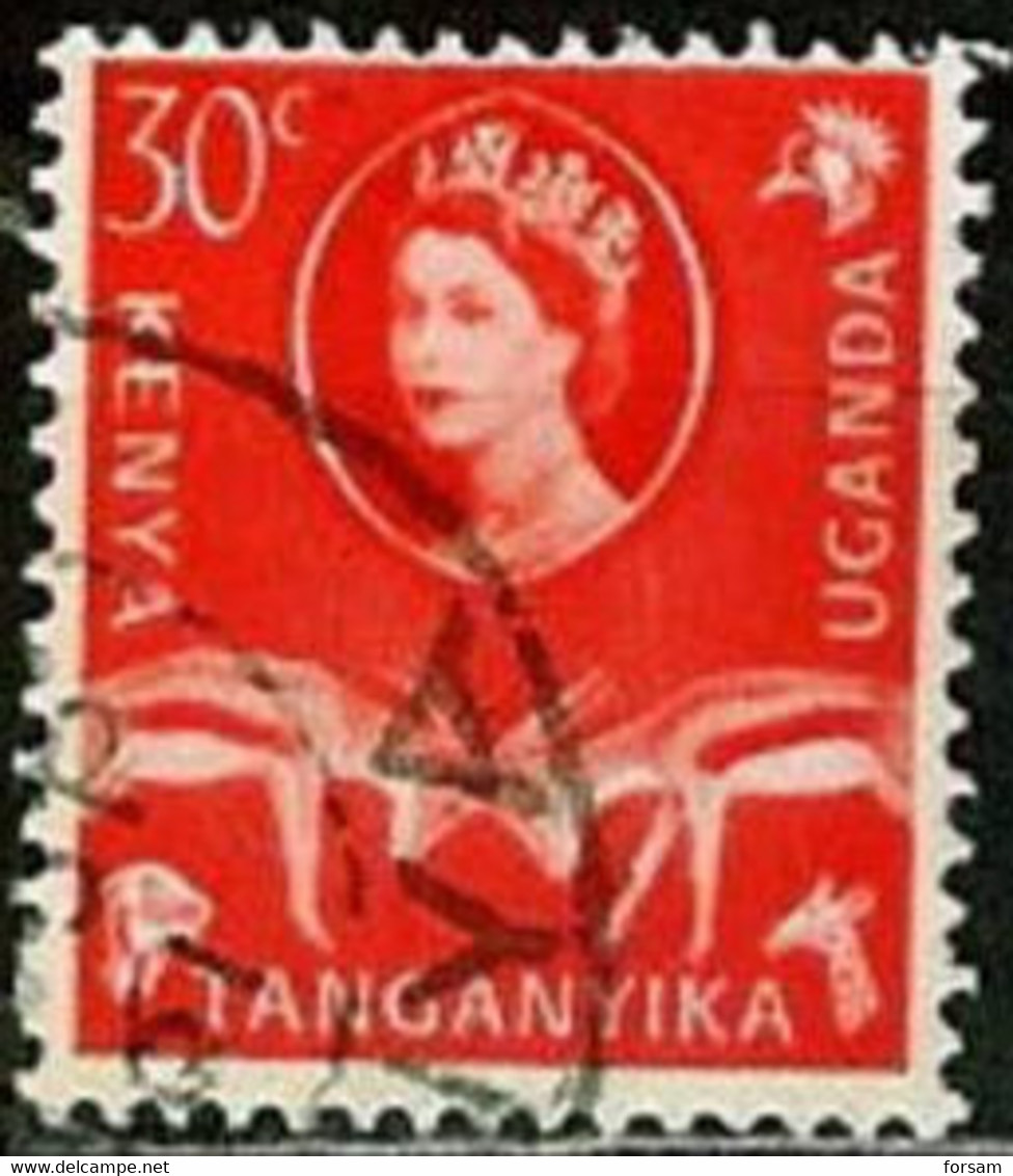 UGANDA-KENYA-TANGANYIKA.. 1960..Michel # 113..used. - Kenya, Ouganda & Tanganyika